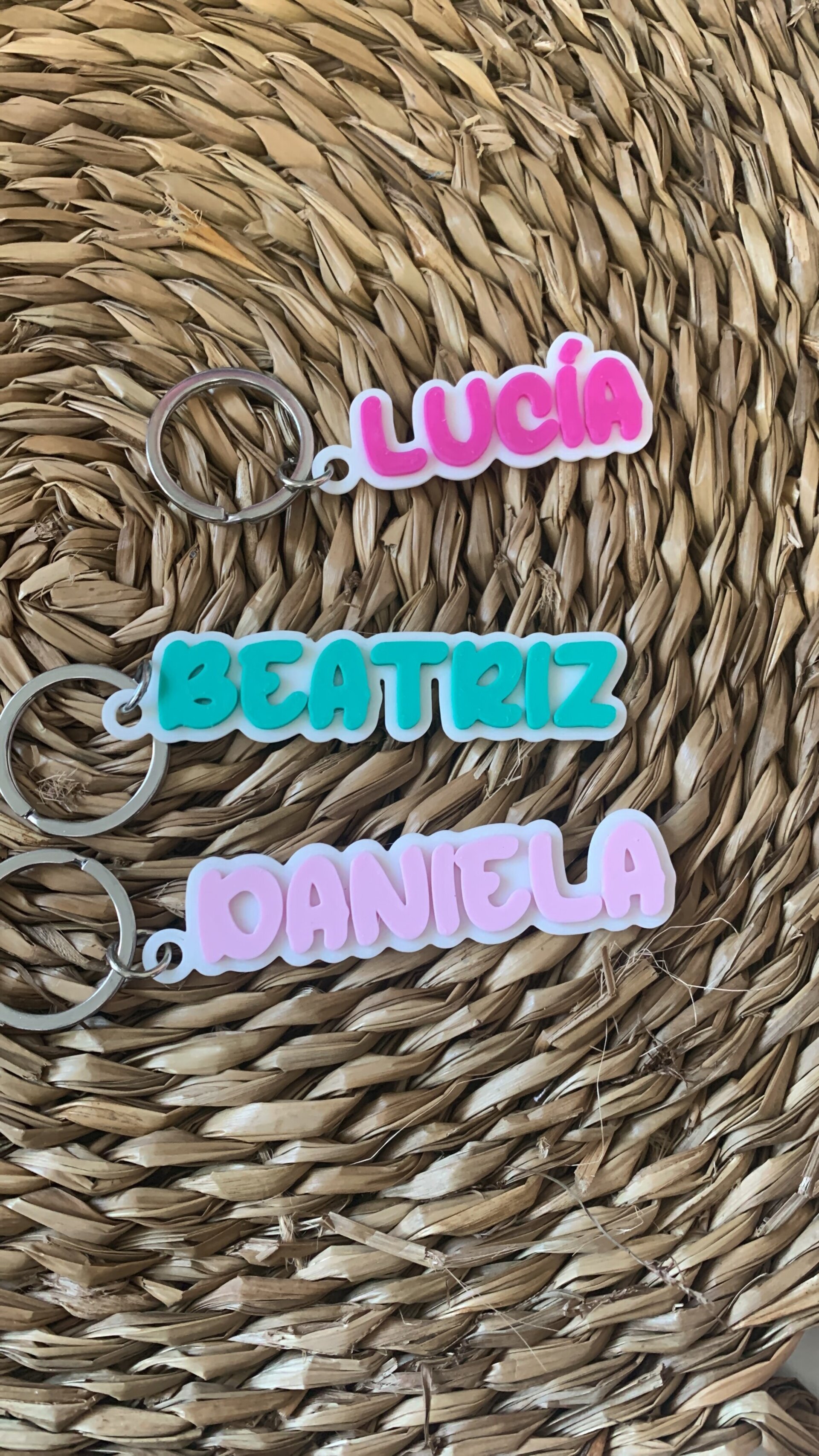 LLAVERO NOMBRE 3D - 3