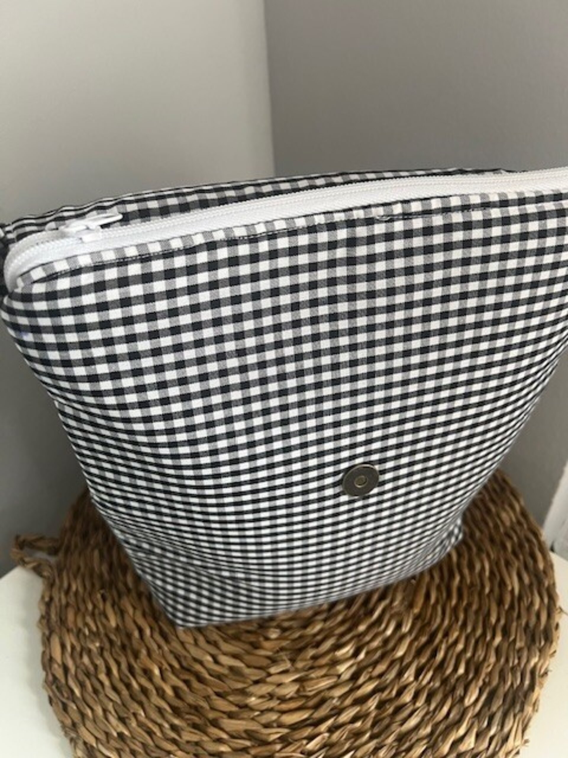 MOCHILA CON SOLAPA VOLANTES VICHY - 2